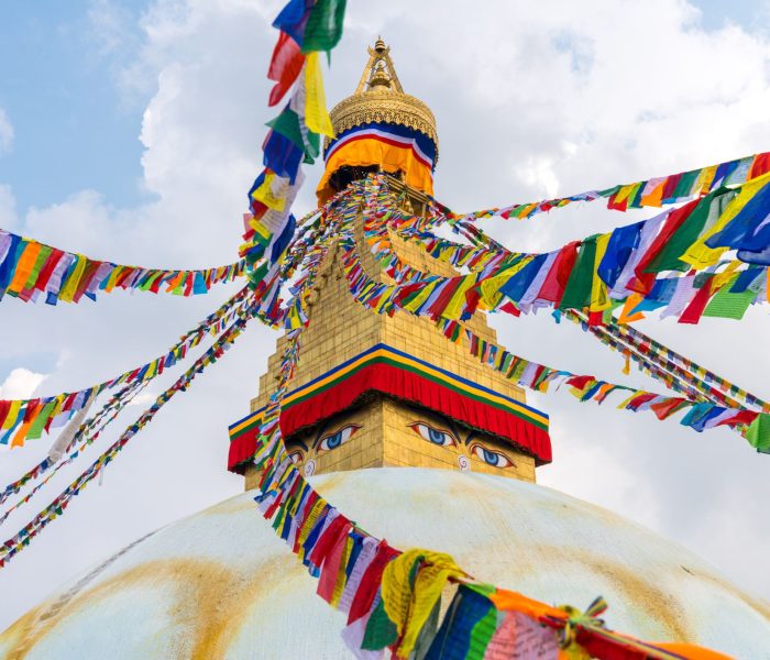 NEPAL Estupa de Boudhanath